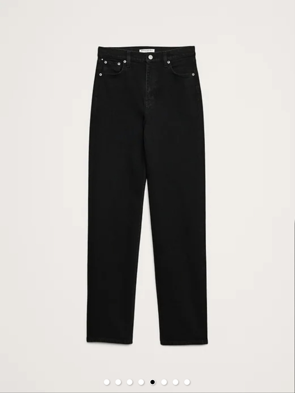 Banana Republic Straight Leg Jeans in Washed Black